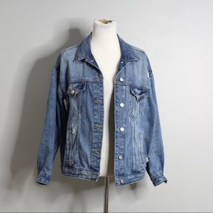 Wild Fable Oversized Denim Jean Jacket Womens Medium